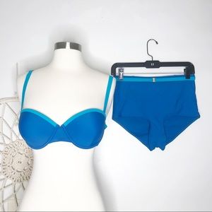 Summersalt Blue High Waist Bikini